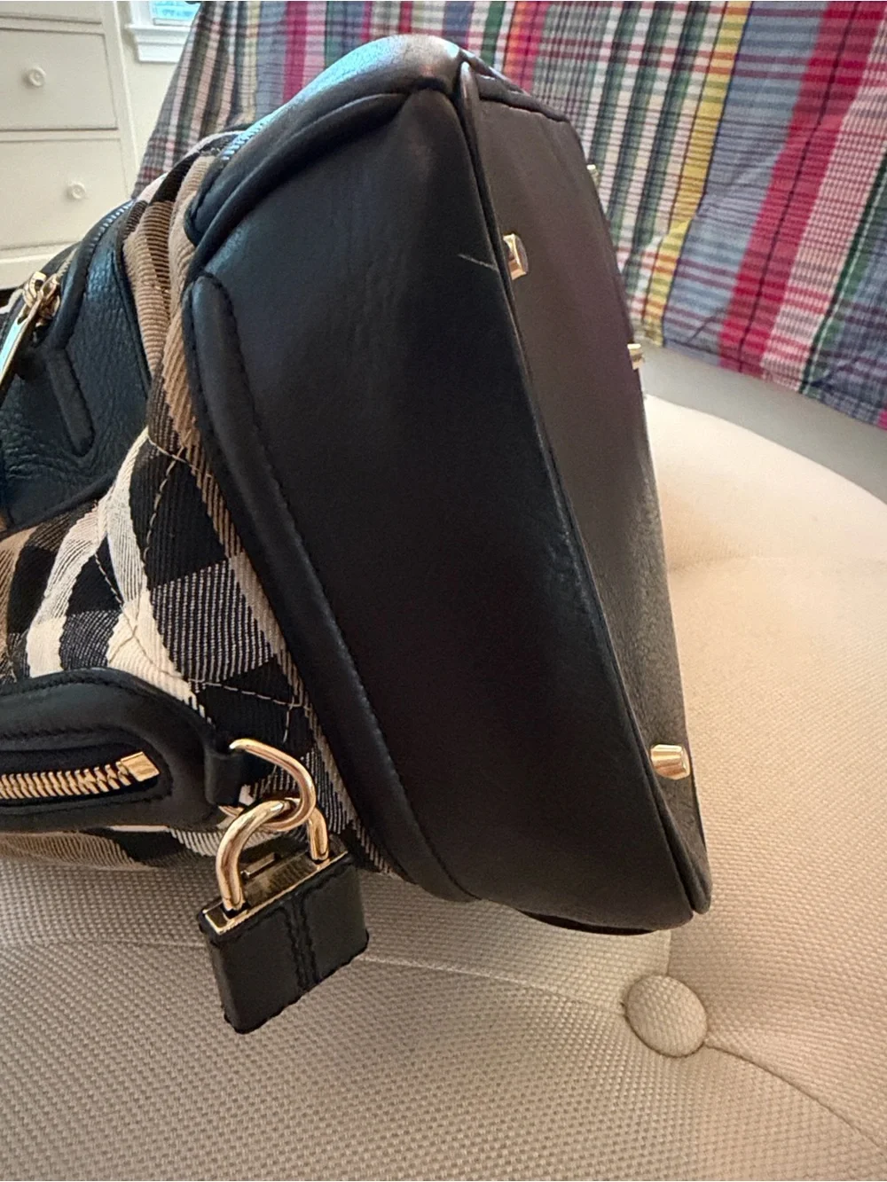 Authentic Burberry Prorsum Brit Quilted Bag.